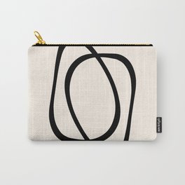Interlocking Two A - Minimalist Line Abstract Carry-All Pouch