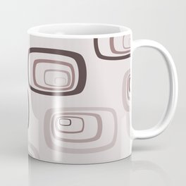 square pattern colors with beige backgound Coffee Mug