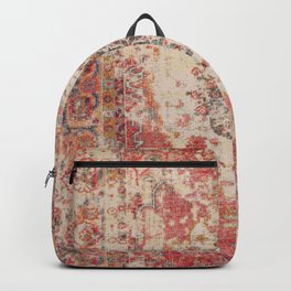 Antique persian rug - pink style Backpack