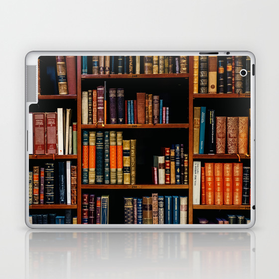 The Bookshelf Color Laptop Ipad Skin By Nocolordesigns Society6