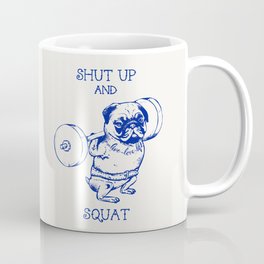 Pug Squat Coffee Mug