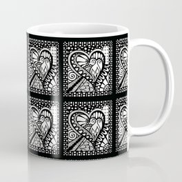 Abstract heart doodle Coffee Mug