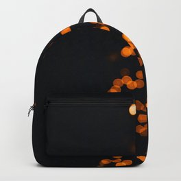 Golden Blurry Christmas Tree (Color) Backpack