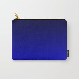 Midnight Black to blue ombre flame gradient Carry-All Pouch