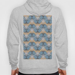 Modern abstract geometric artistic multicolor surface 616 Hoody