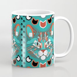 Cubist Cat Coffee Mug