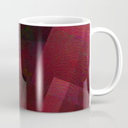 Ravishing Red - Digital Geometric Texture Coffee Mug