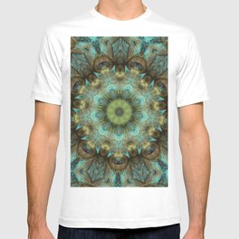Mandala Of Peacock Eyes T-shirt