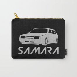 Lada Samara - silver - Carry-All Pouch | Graphic Design, Digital, Vector, Illustration 