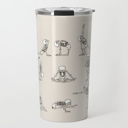 Skeleton Yoga Travel Mug