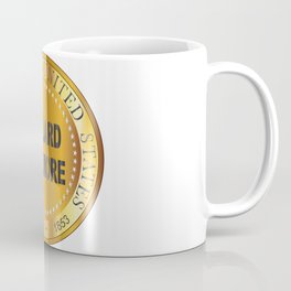 Millard Fillmore Gold Metal Stamp Coffee Mug