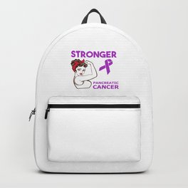 Pancreatic Cancer Awareness designs for Women Backpack