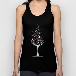 Glass Of Pink Bubbles Tank Top