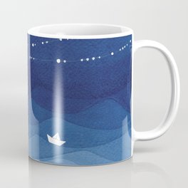 Garland of Stars IV, night sky Coffee Mug