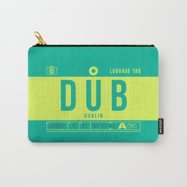 Luggage Tag B - DUB Dublin Ireland Carry-All Pouch | Graphicdesign, Ireland, Luggage, Airline, Travel, Dublin, Pass, Retro, Airport, Flying 