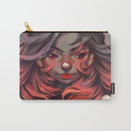 veiltail Carry-All Pouch | Mermaid, Digital, Underwater, Curated, Fish, Painting 