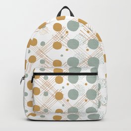 colored circles seamless illustration texture Retro pattern Backpack