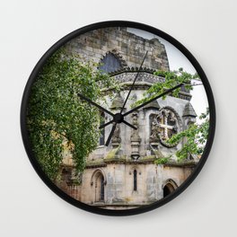 Rosslyn Chapel outside Edinburgh, Scotland Wall Clock