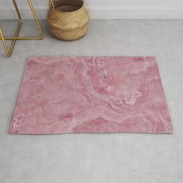 Chiara Rosa - deep pink marble Rug
