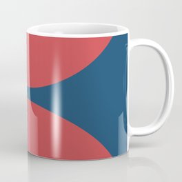 Red Curve Up & Red Curve Down Coffee Mug