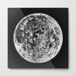 Moon 2 Metal Print