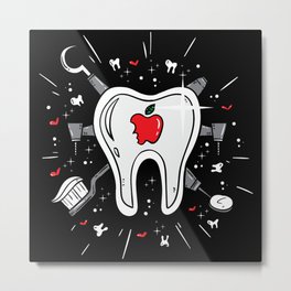 Molar Imagery | Dentistry Metal Print