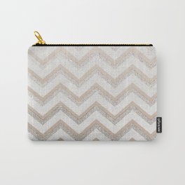 NUDE CHEVRON Carry-All Pouch