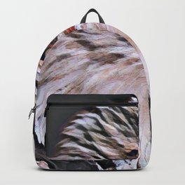 Angry Eagle Oil Art Painting Backpack