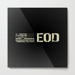 Black Flag: EOD Metal Print