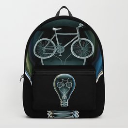 Dark Bicycle Bulb Backpack