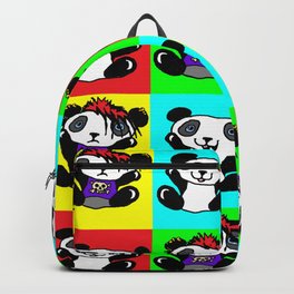 Panda Gothic Cute Pop Art by LowEndGraphics Backpack
