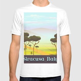 Siracusa Italy travel poster T-shirt