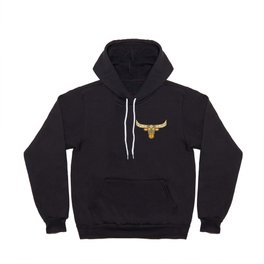 Floral Longhorn - Yellow and Blue Hoody