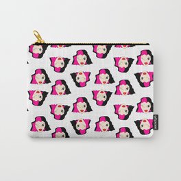 Pink short hair Carry-All Pouch