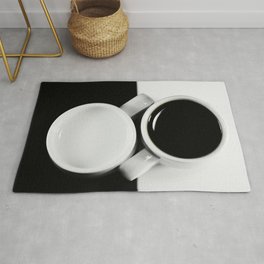 #Yin & #Yang, #coffee and #milk in #Cups #homedecors Rug
