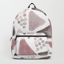 Irregular geos triangles Backpack