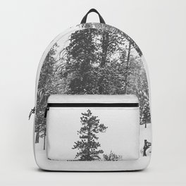 Sledding // Snowday Winter Sled Hill Black and White Landscape Photography Ski Vibes Backpack | Vail Vintage Picture, Chairlift Chair Sled, Dorm Room Wall Decor, Sky Woods Telluride, Snowfall Colorado, Snowy Snowing Resort, Canada Of The In Q0, Whiteout Vibes Ski, Mountain Mountains, Snowboarding Photo 