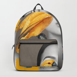 Girl with Parrots Backpack
