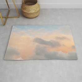 Colourful Sunset Clouds Rug