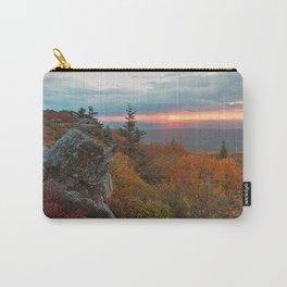 Autumn Dolly Sods Sunrise Carry-All Pouch | Nature, Landscape, Photo 