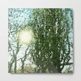 Korkenzieher Haselnuss. Metal Print | Nature, Landscape, Digital, Mixed Media 