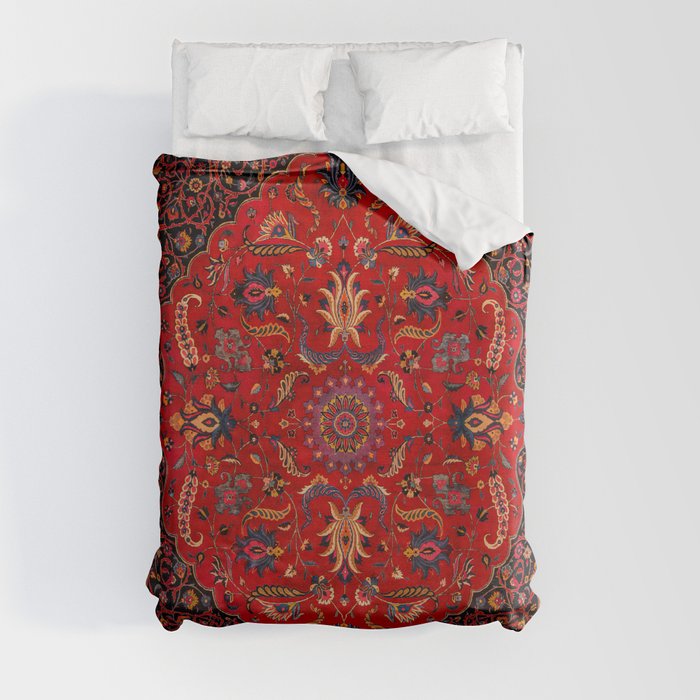 Antique Persian Rug Duvet Cover