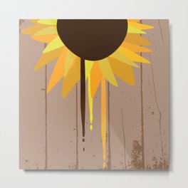 Raining Sunshine Metal Print | Nature, Digital, Graphic Design, Vector 