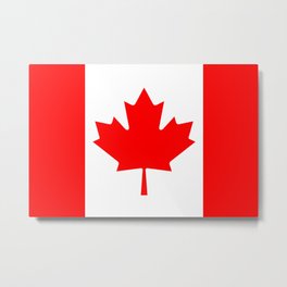 Flag of Canada - Canadian Flag Metal Print