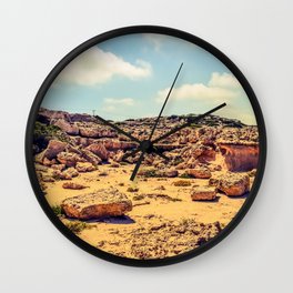 Rock Desert Landscape Wall Clock