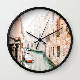 Charming Venice Canals in Venice, Italy Wall Clock
