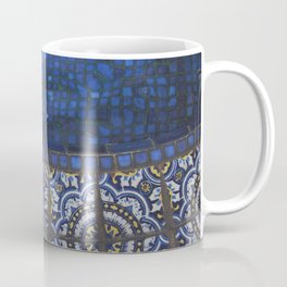 Blue Tile Coffee Mug