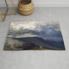 Josef Mánes Clouds in the Mountains Rug