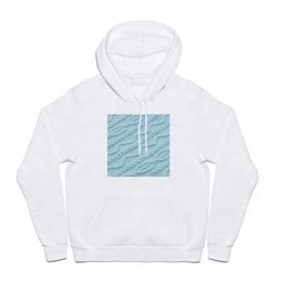 Pale Teal Cableknit Hoody