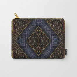Geometrical Motif Stained Glass Carry-All Pouch